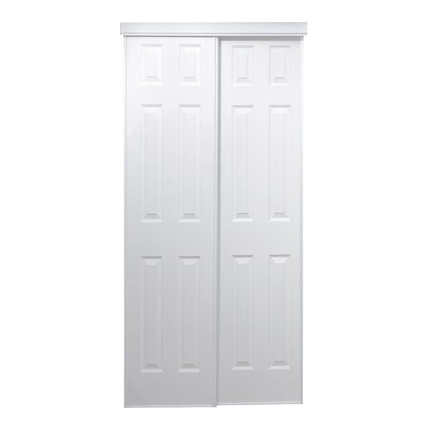 Renin 48 in. x 80 1/2 in. Bypass 6-Panel Closet Door